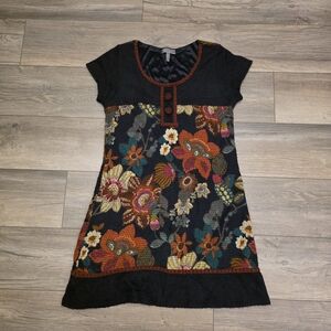 Gracia Black Floral Dress